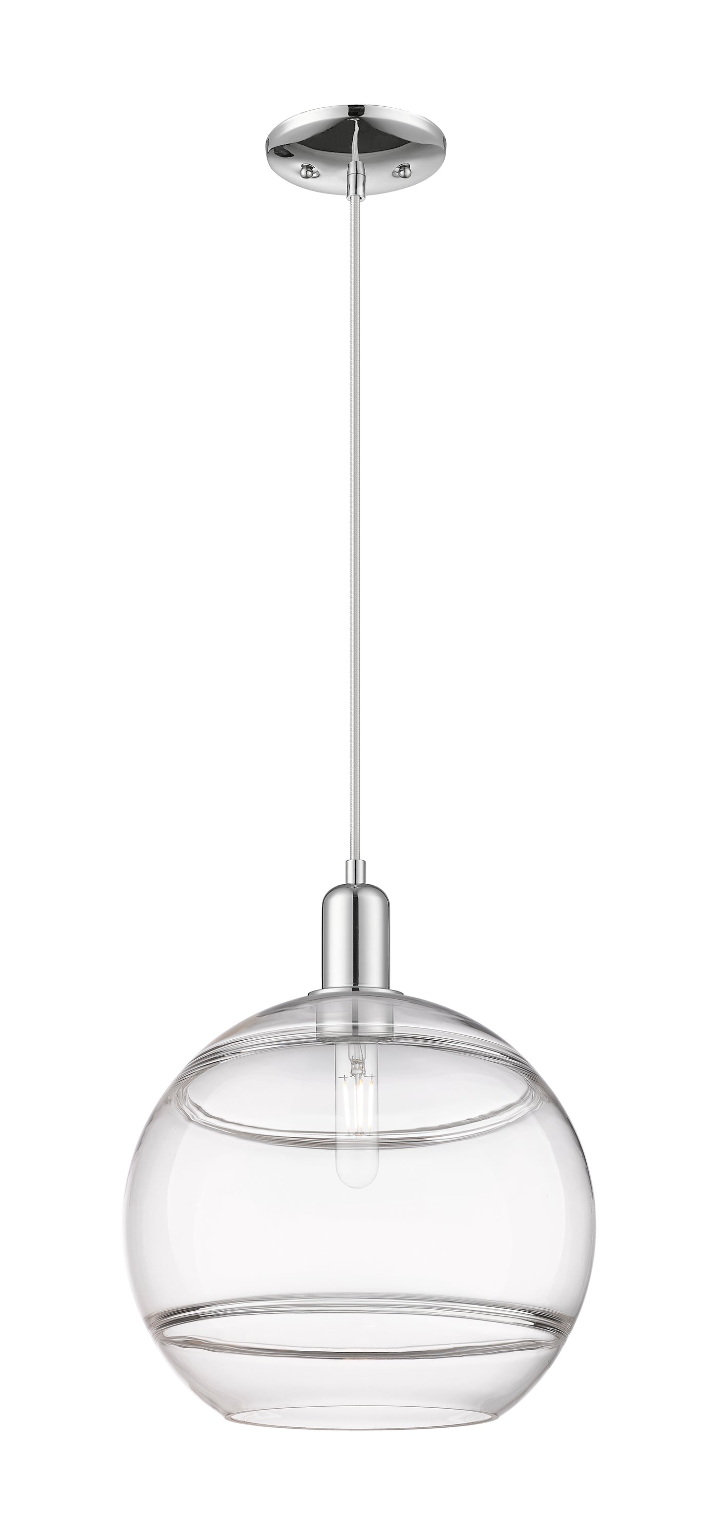 Arcadia Mini Pendant Antique Brass 12 Inch