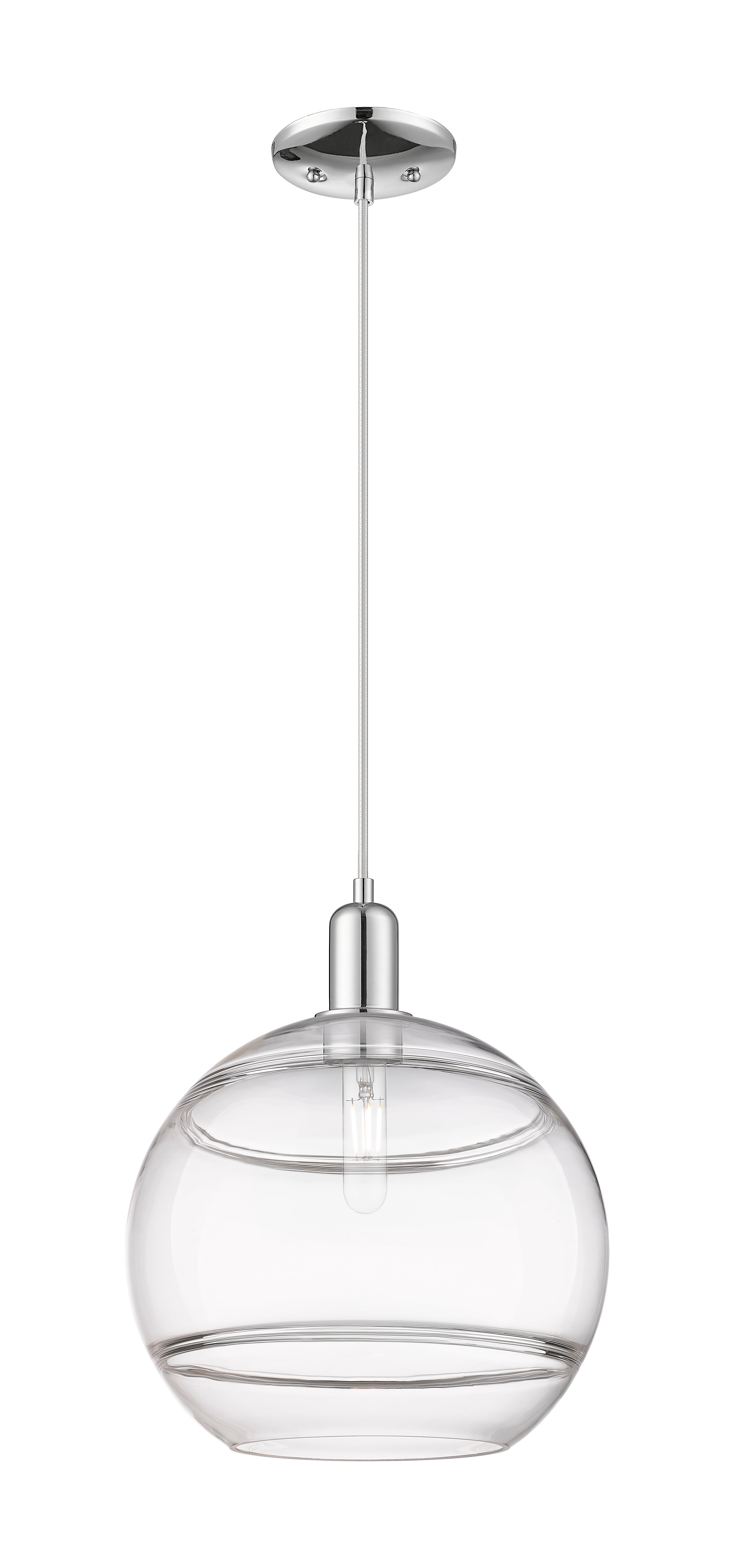 Arcadia Mini Pendant Antique Brass 12 Inch