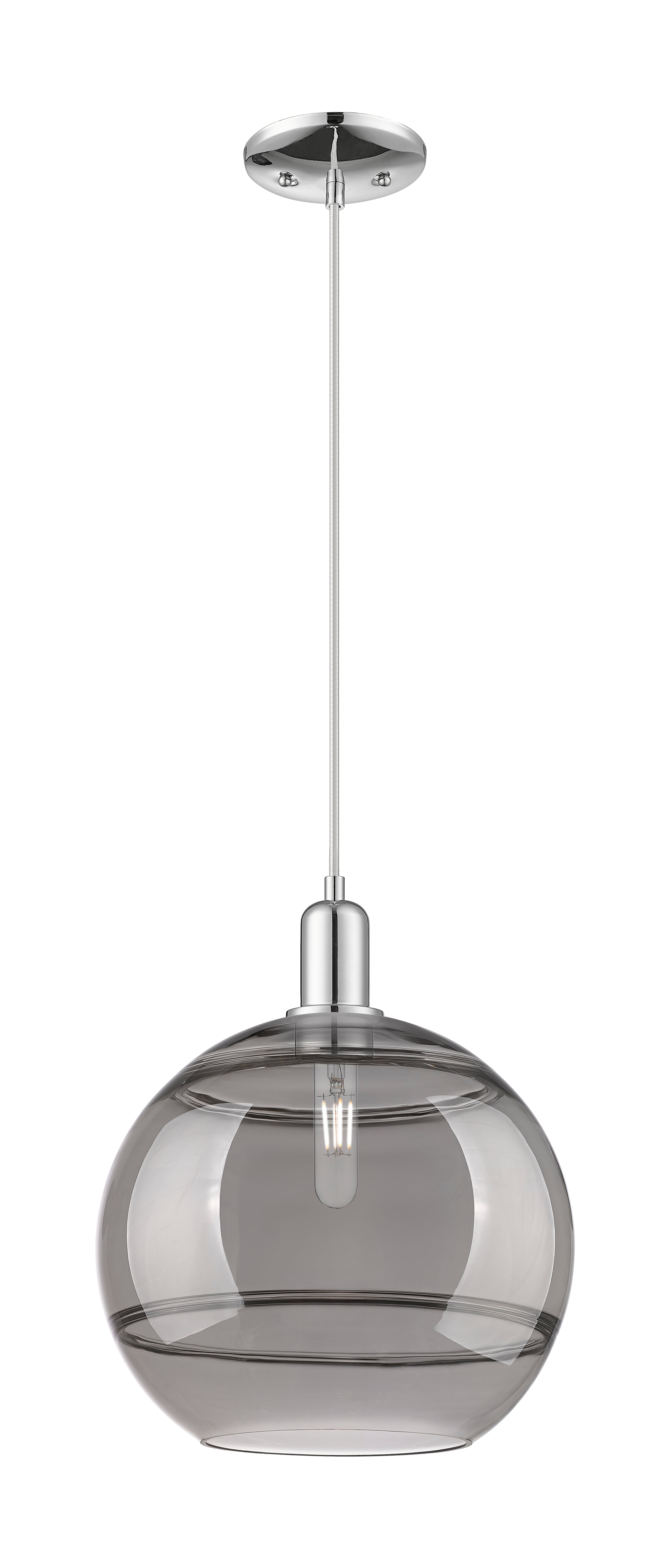Arcadia Mini Pendant Antique Brass 12 Inch