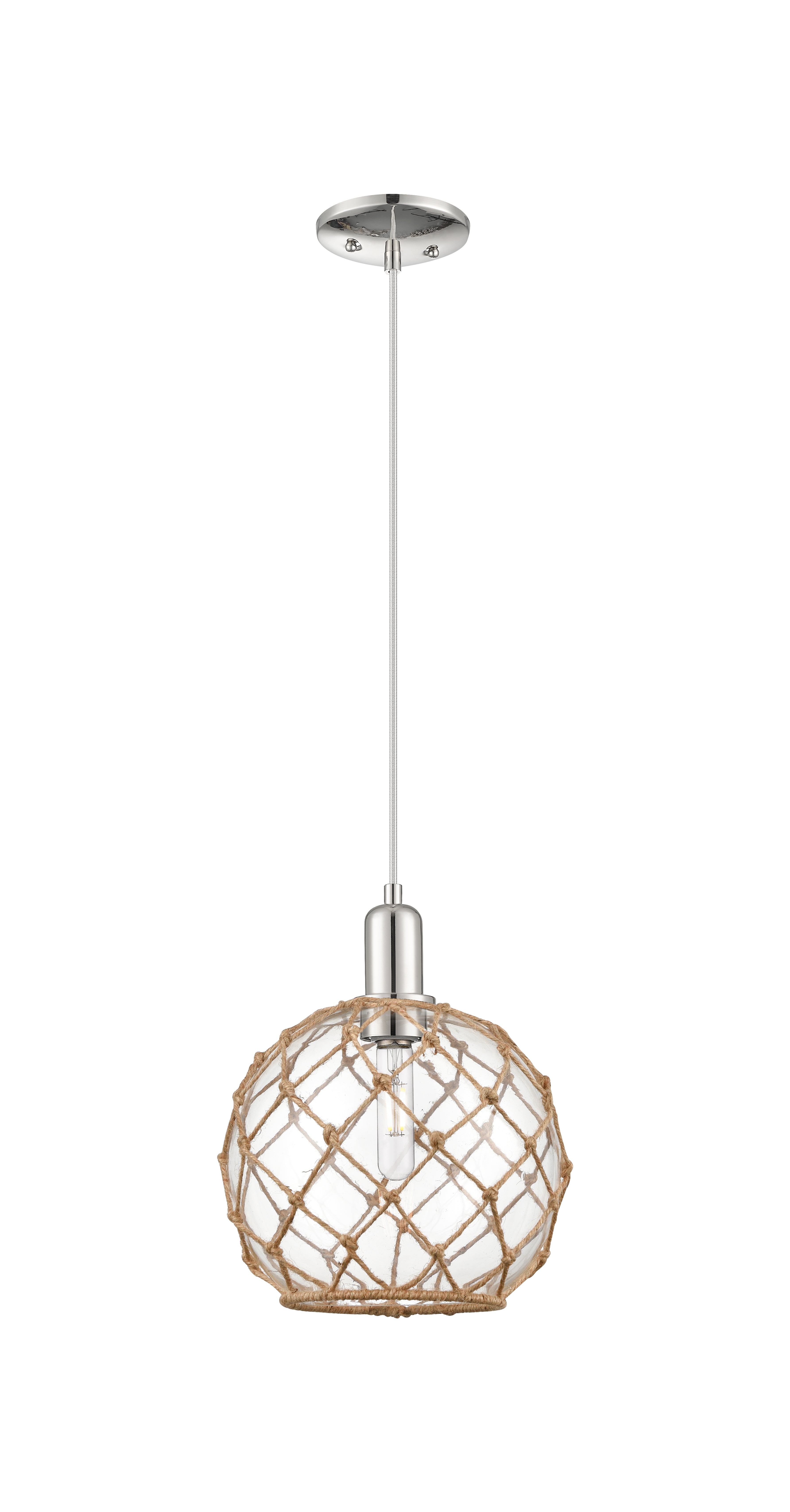 Arcadia Mini Pendant Antique Brass Cast