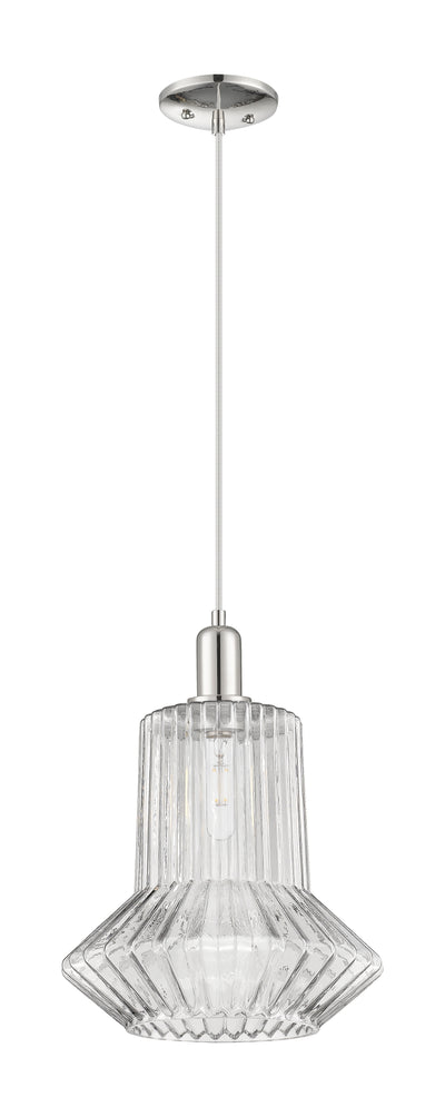 Arcadia Mini Pendant 12 Inch Antique Brass
