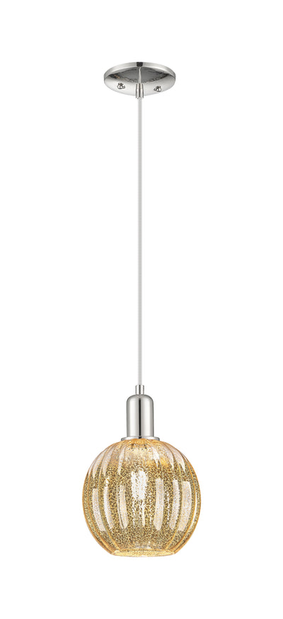 Arcadia Mini Pendant Antique Brass Finish
