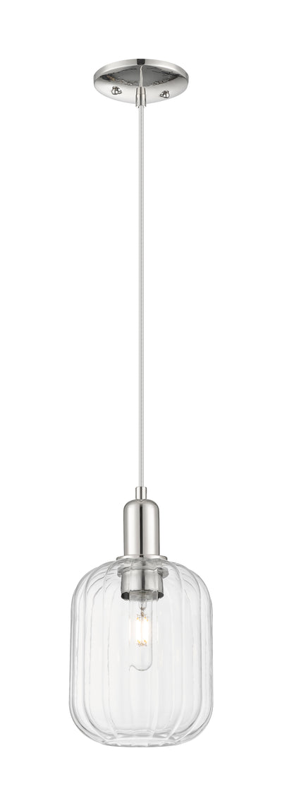 Arcadia Mini Pendant Antique Brass Glass