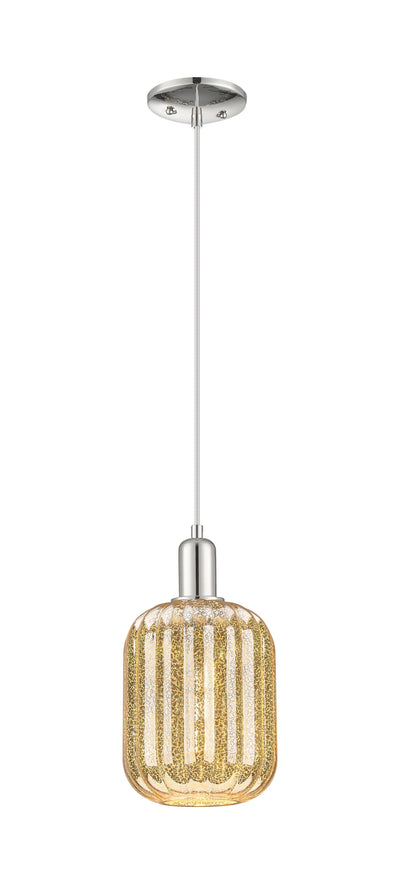 Arcadia Mini Pendant Antique Brass Glass