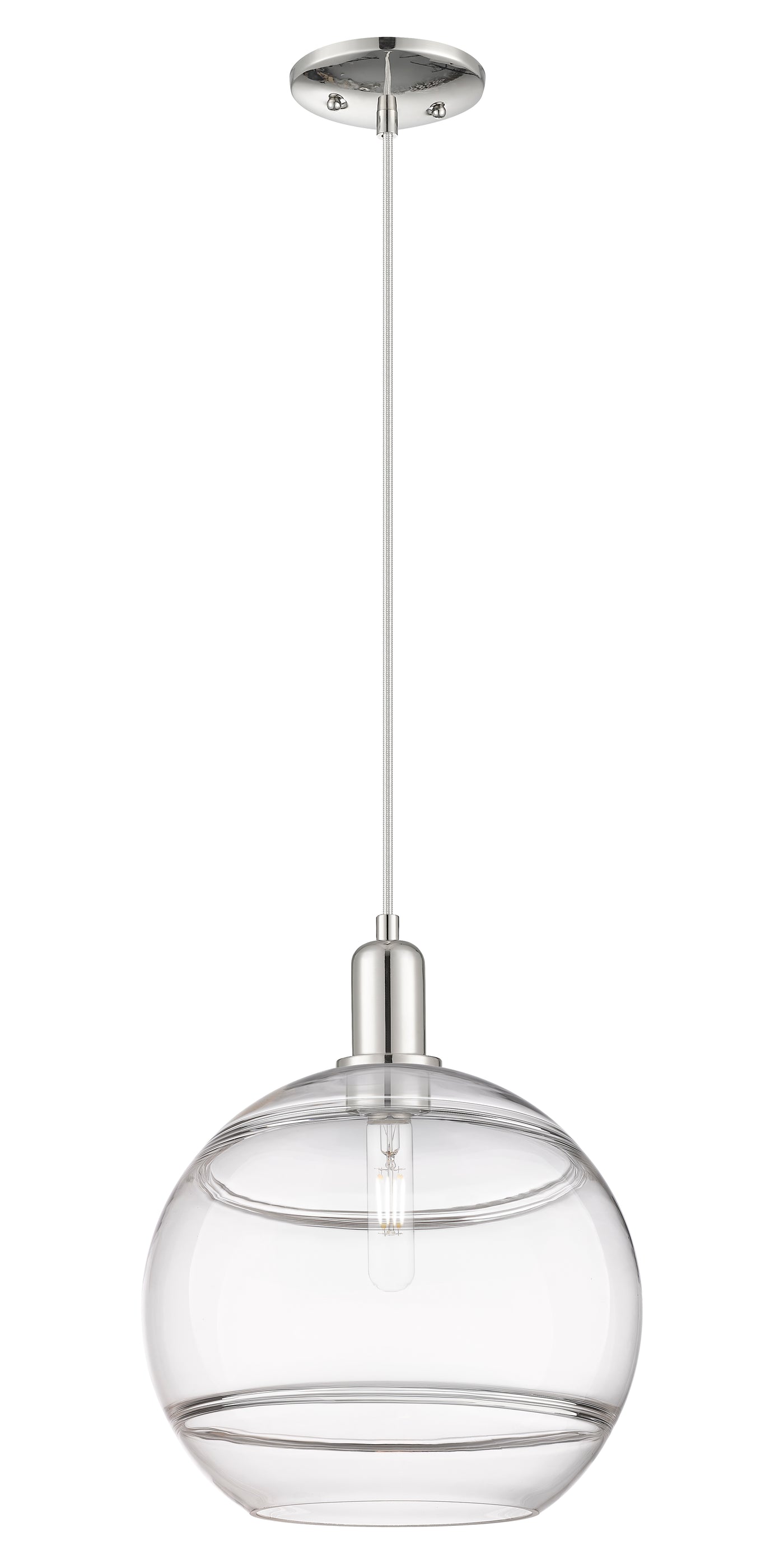 Arcadia Mini Pendant Antique Brass 12 Inch