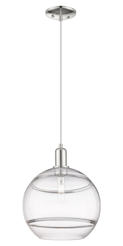 Arcadia Mini Pendant Antique Brass 12 Inch