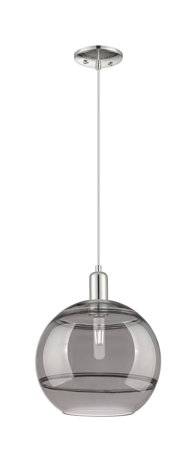 Arcadia Mini Pendant Antique Brass 12 Inch
