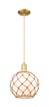 Arcadia Mini Pendant Antique Brass Cast