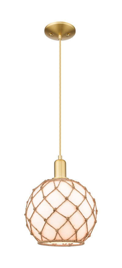 Arcadia Mini Pendant Antique Brass Cast