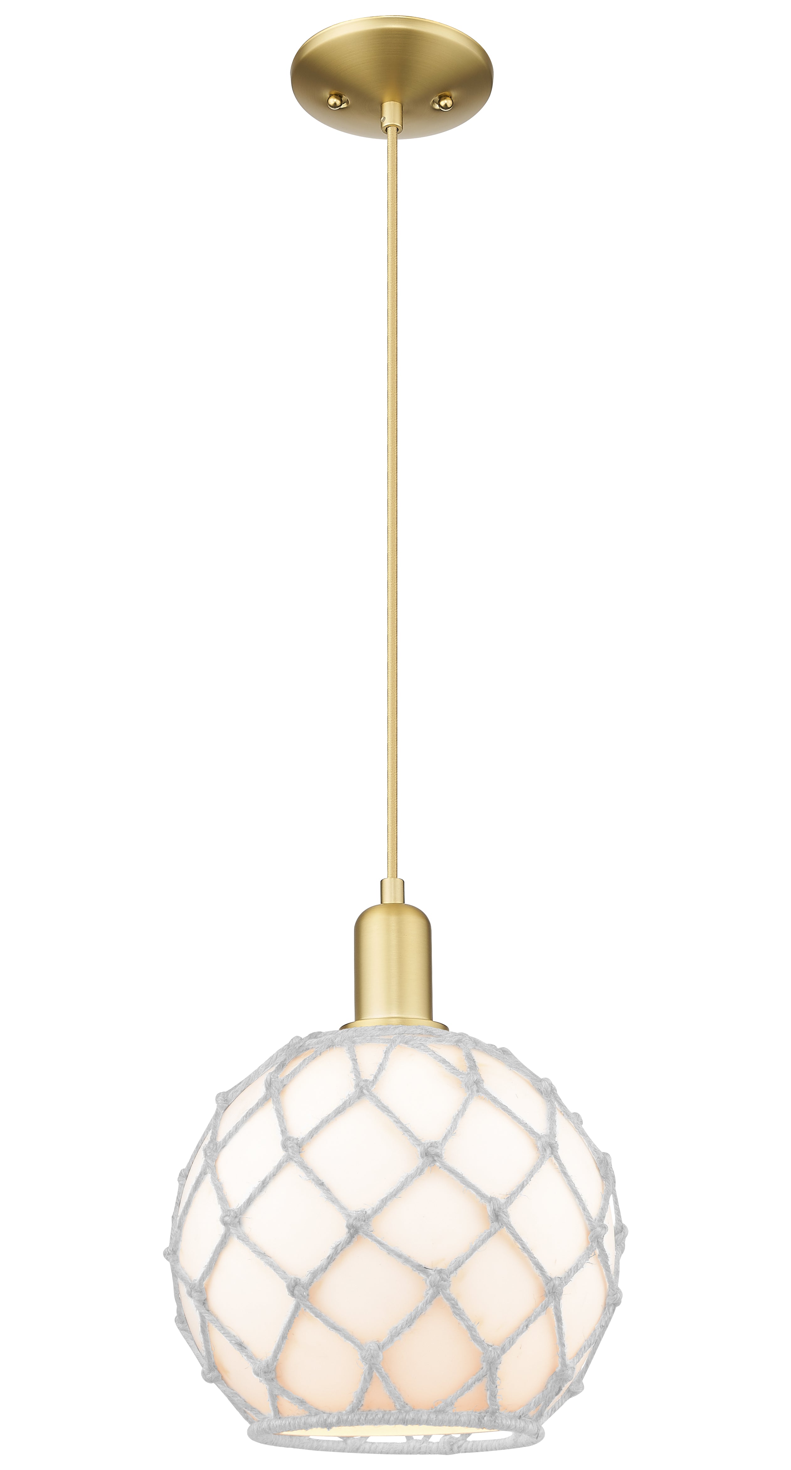 Arcadia Mini Pendant Antique Brass Cast