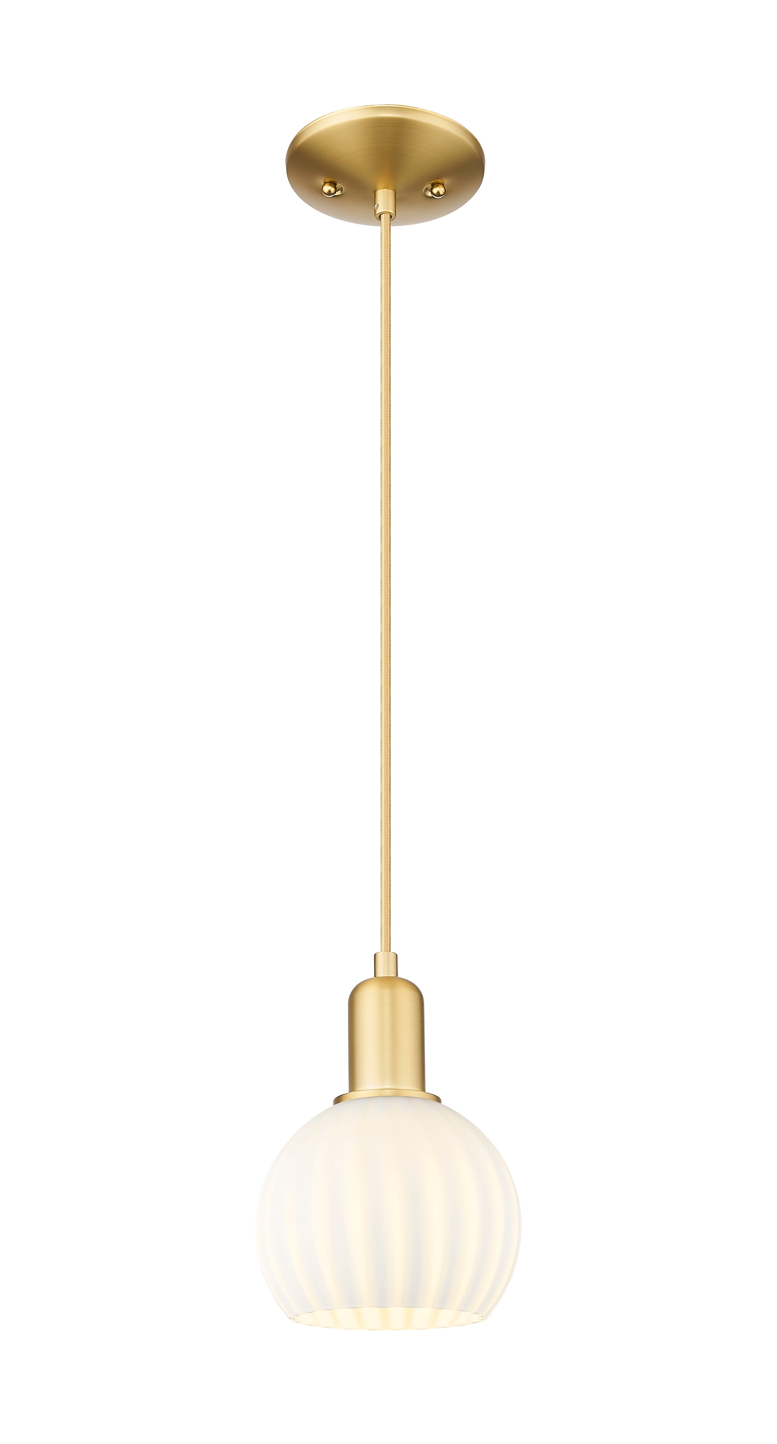 Arcadia Mini Pendant Cast Brass Antique