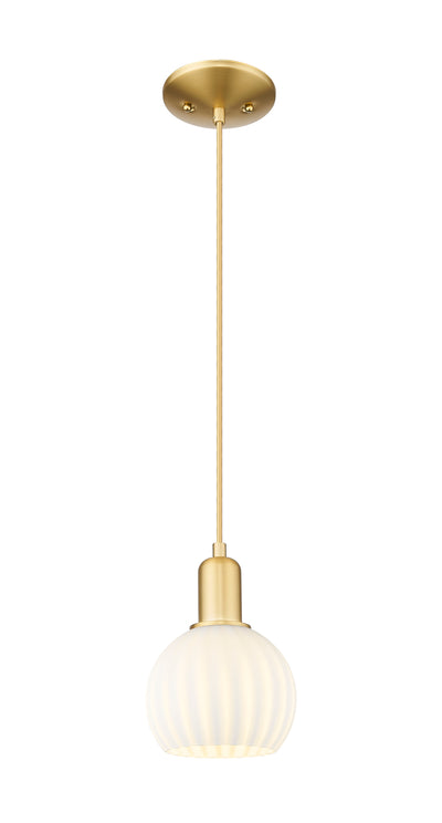 Arcadia Mini Pendant Cast Brass Antique
