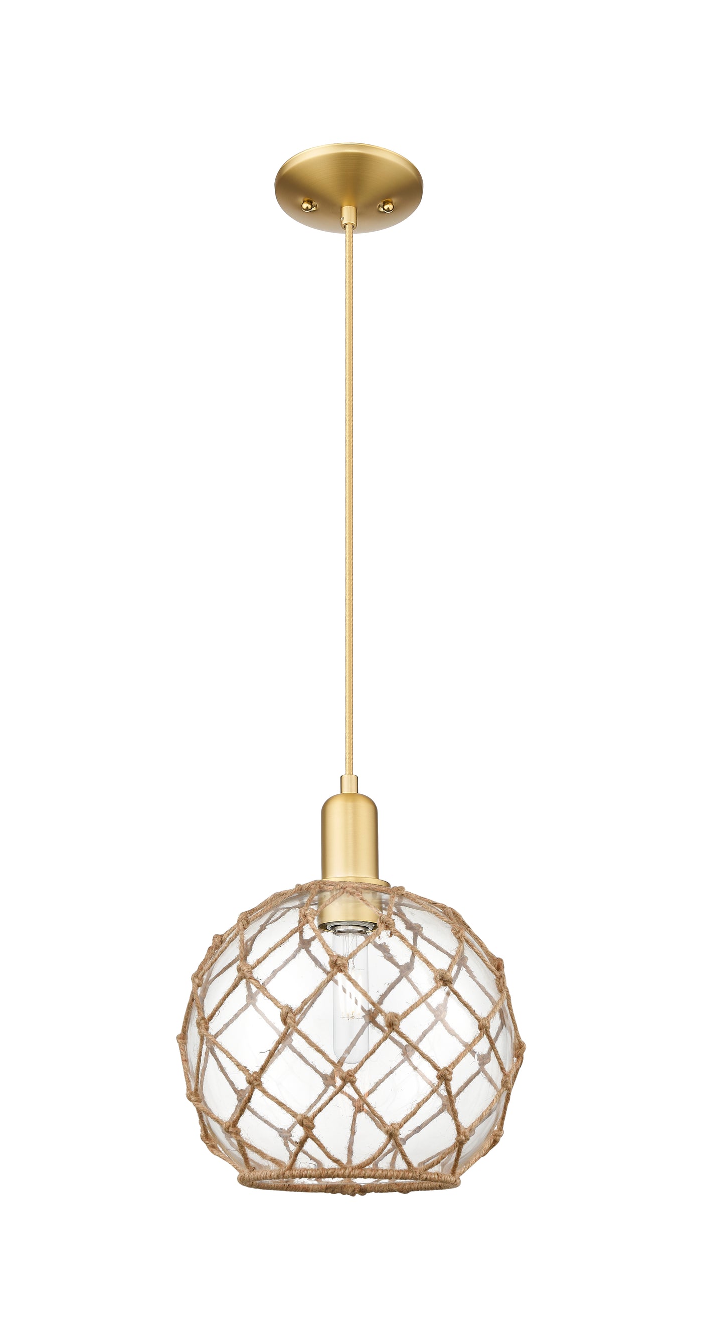 Arcadia Mini Pendant Antique Brass Cast