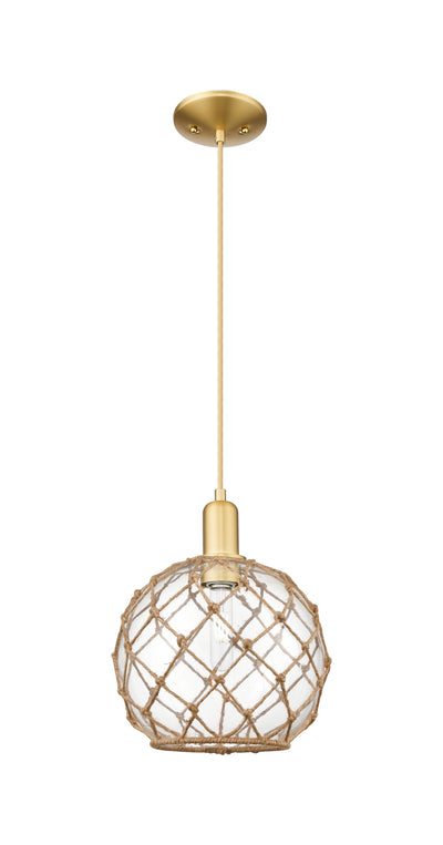Arcadia Mini Pendant Antique Brass Cast
