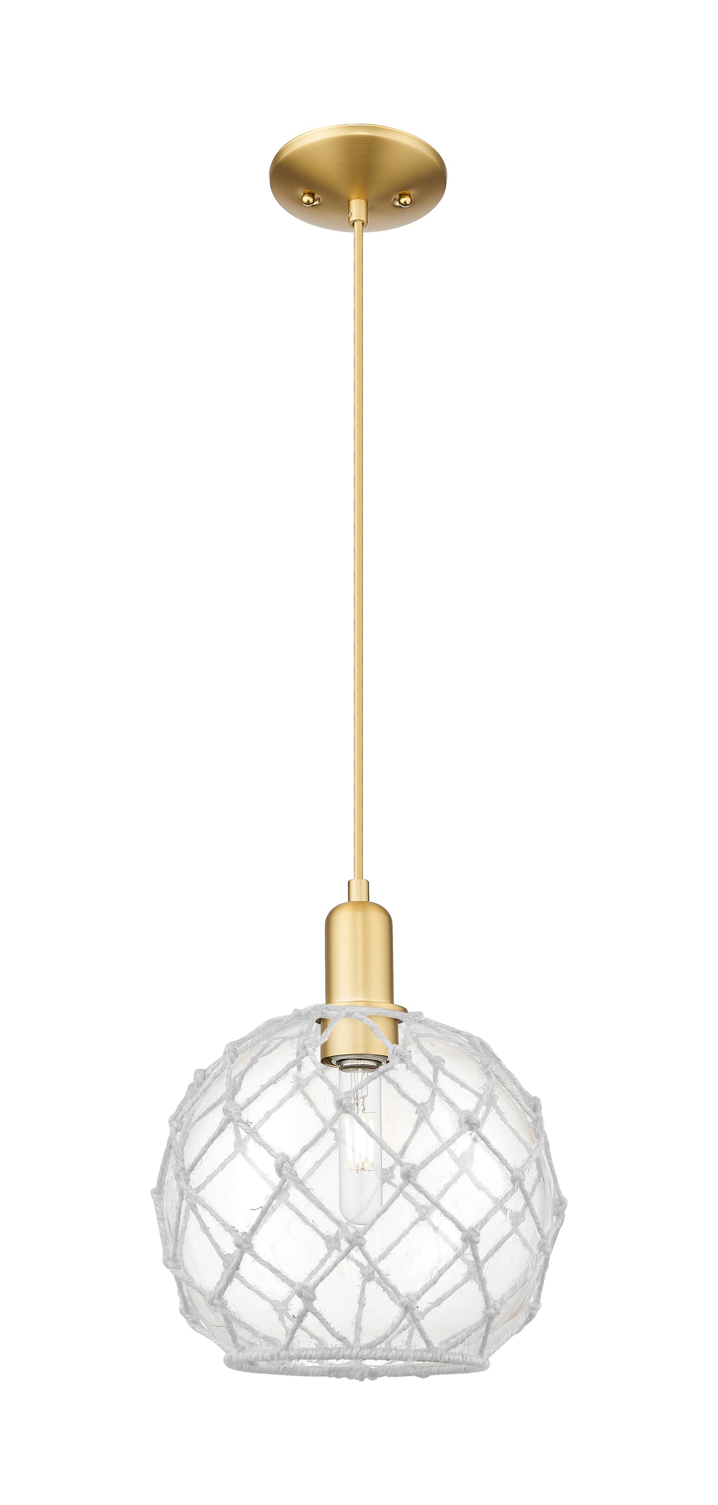 Arcadia Mini Pendant Antique Brass Cast