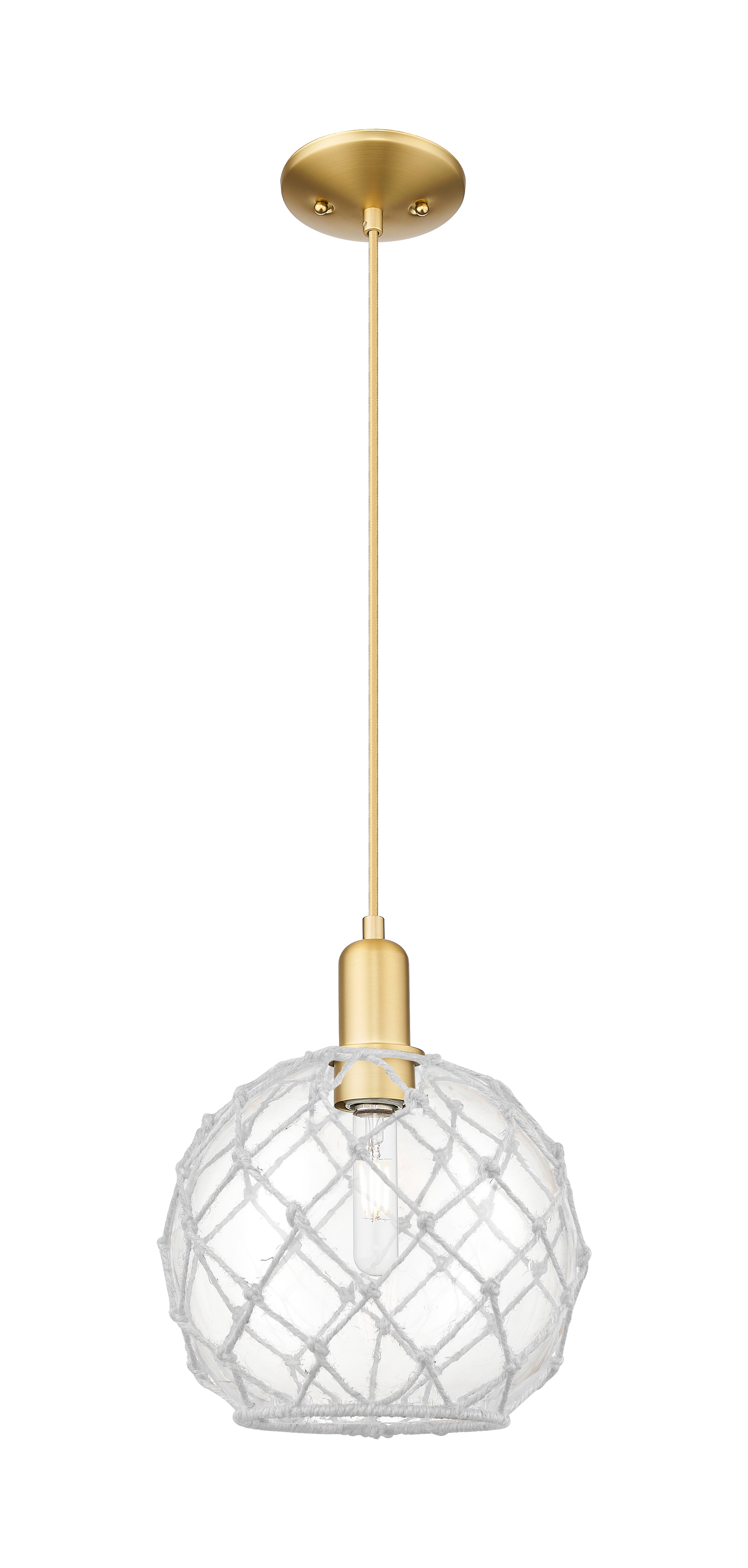 Arcadia Mini Pendant Antique Brass Cast