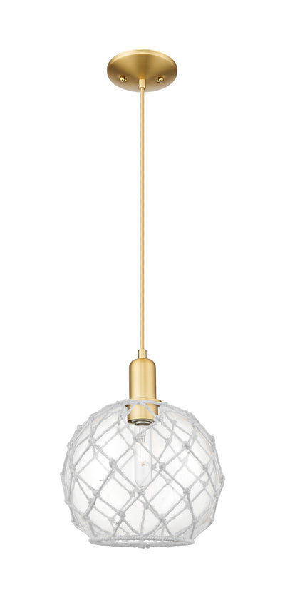 Arcadia Mini Pendant Antique Brass Cast