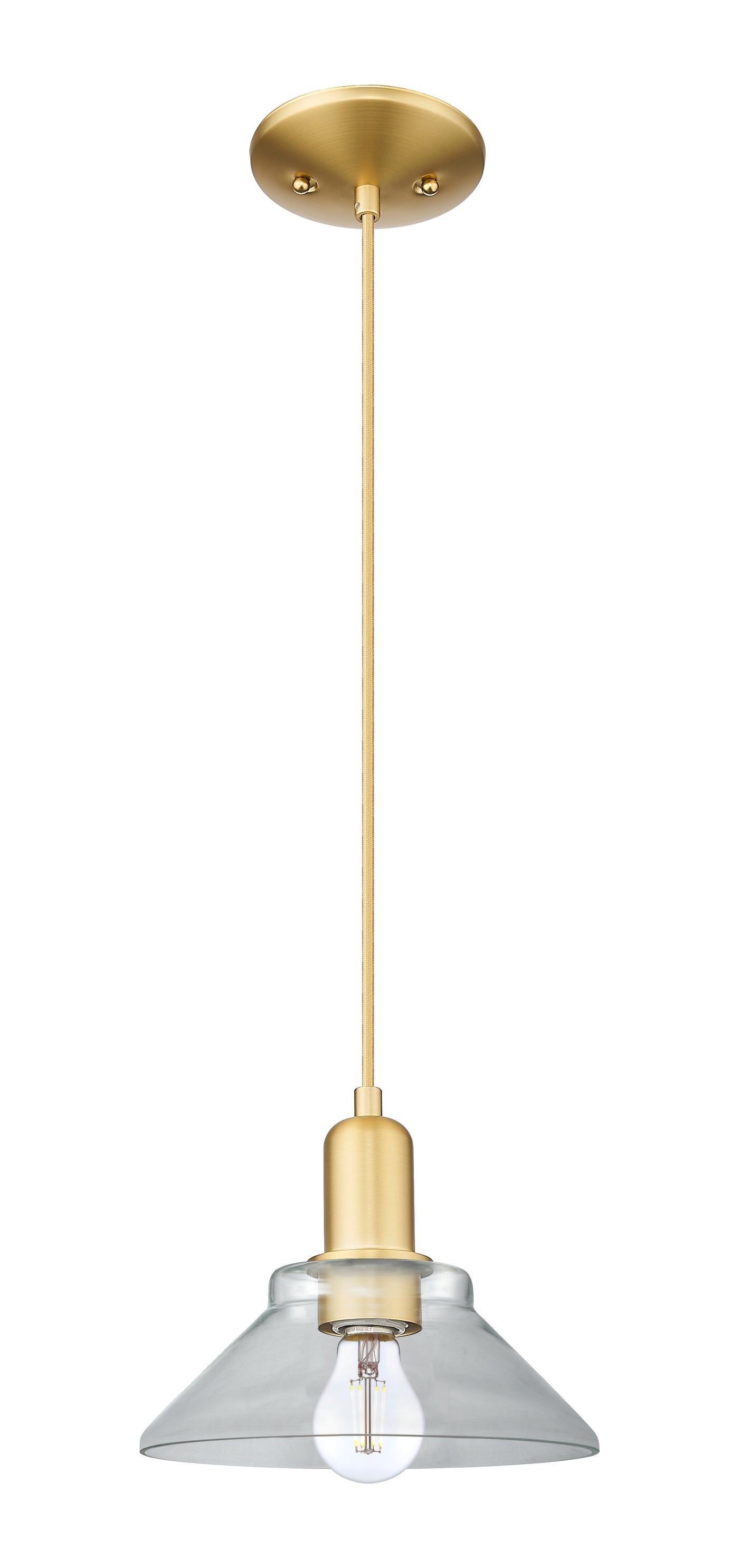 Arcadia Mini Pendant Antique Brass