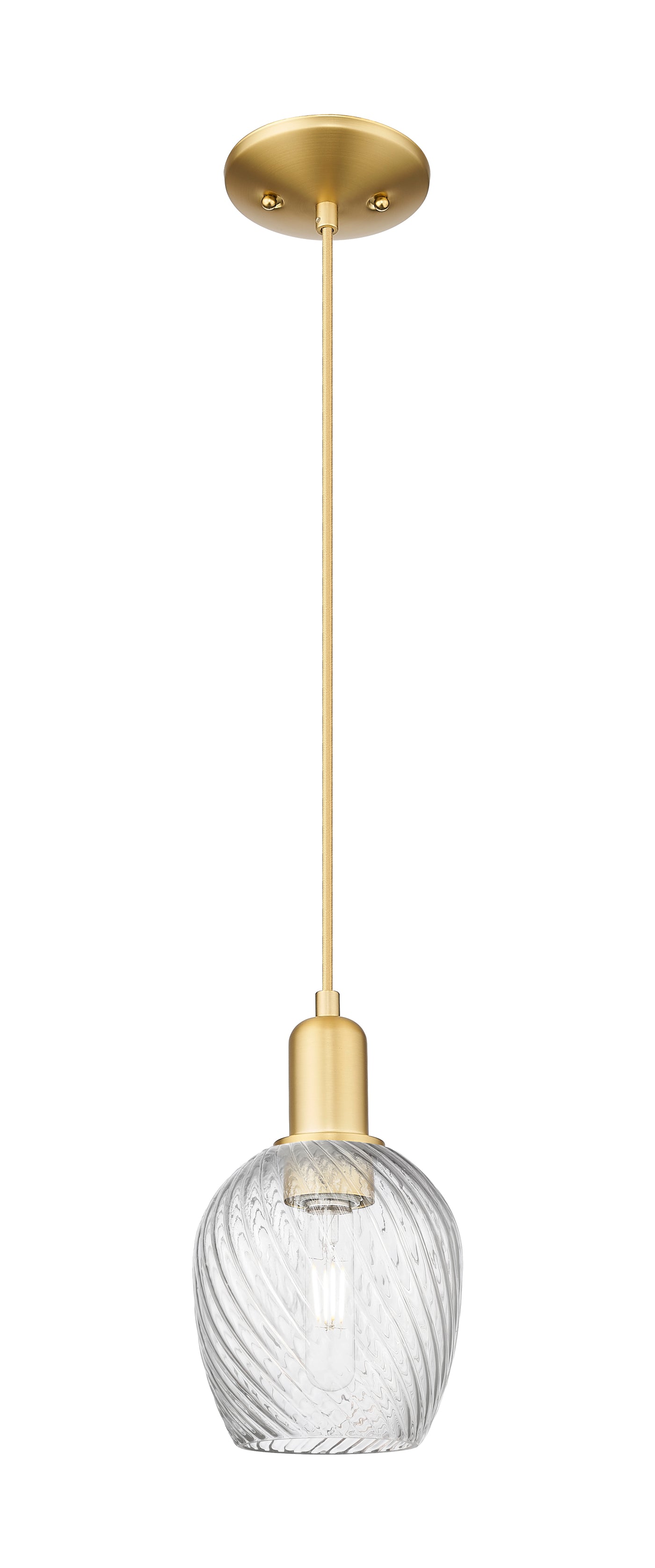 Arcadia Mini Pendant Antique Brass Finish