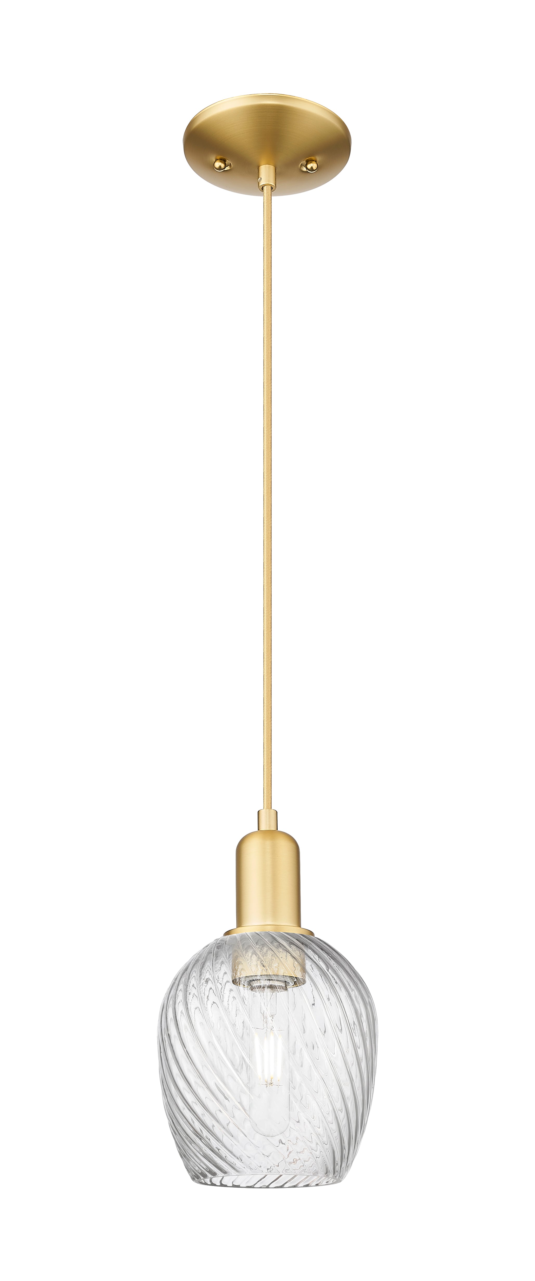 Arcadia Mini Pendant Antique Brass Finish