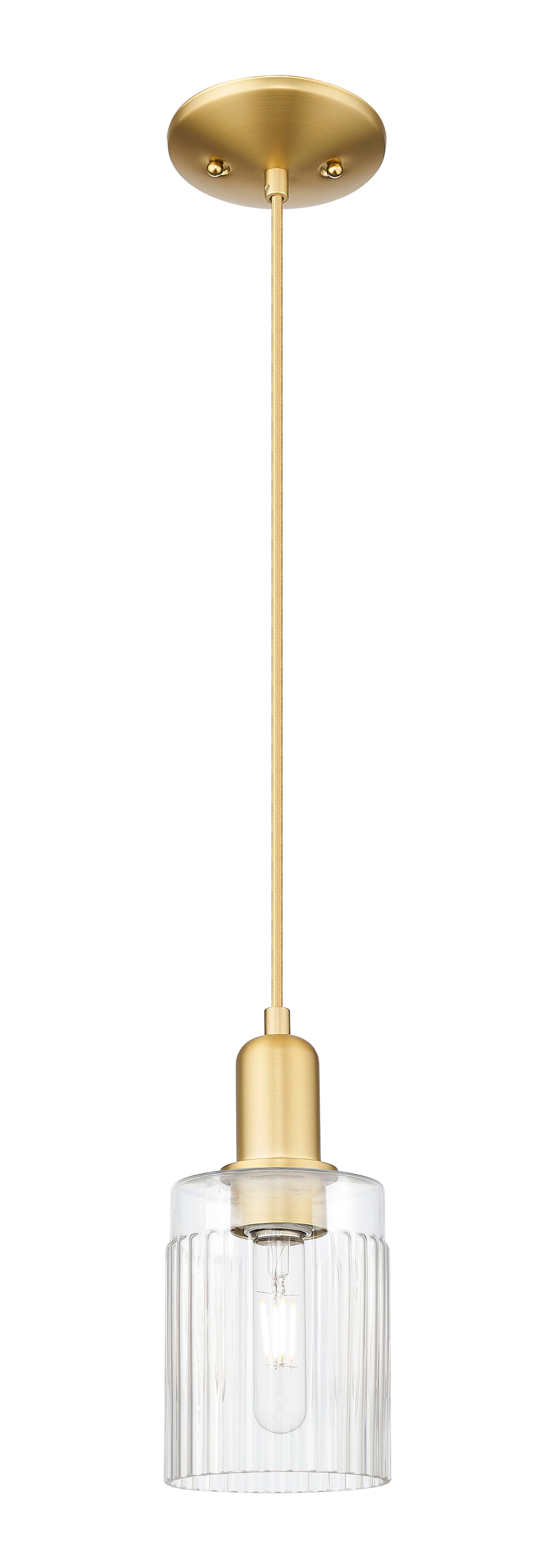 Arcadia Mini Pendant Antique Brass Dimmable