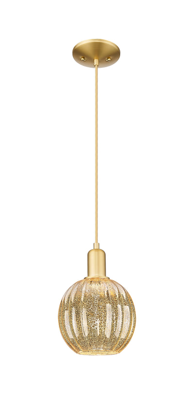 Arcadia Mini Pendant Antique Brass Finish