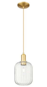 Arcadia Mini Pendant Antique Brass Glass