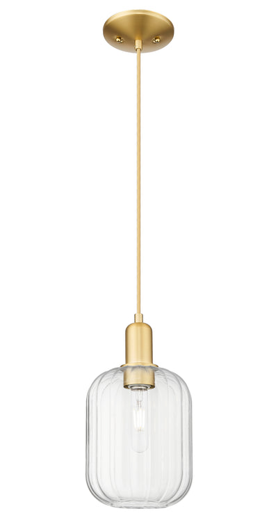 Arcadia Mini Pendant Antique Brass Glass