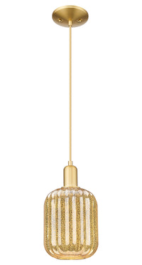 Arcadia Mini Pendant Antique Brass Glass