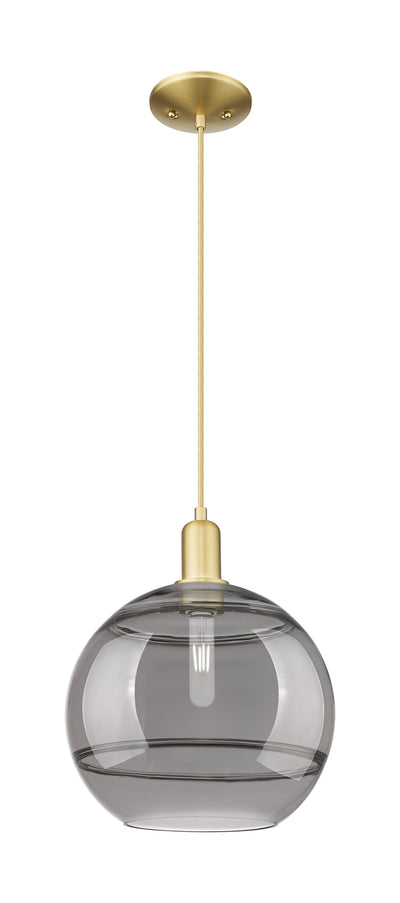 Arcadia Mini Pendant Antique Brass 12 Inch