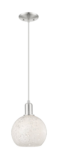Arcadia Mini Pendant Antique Brass 8 Inch