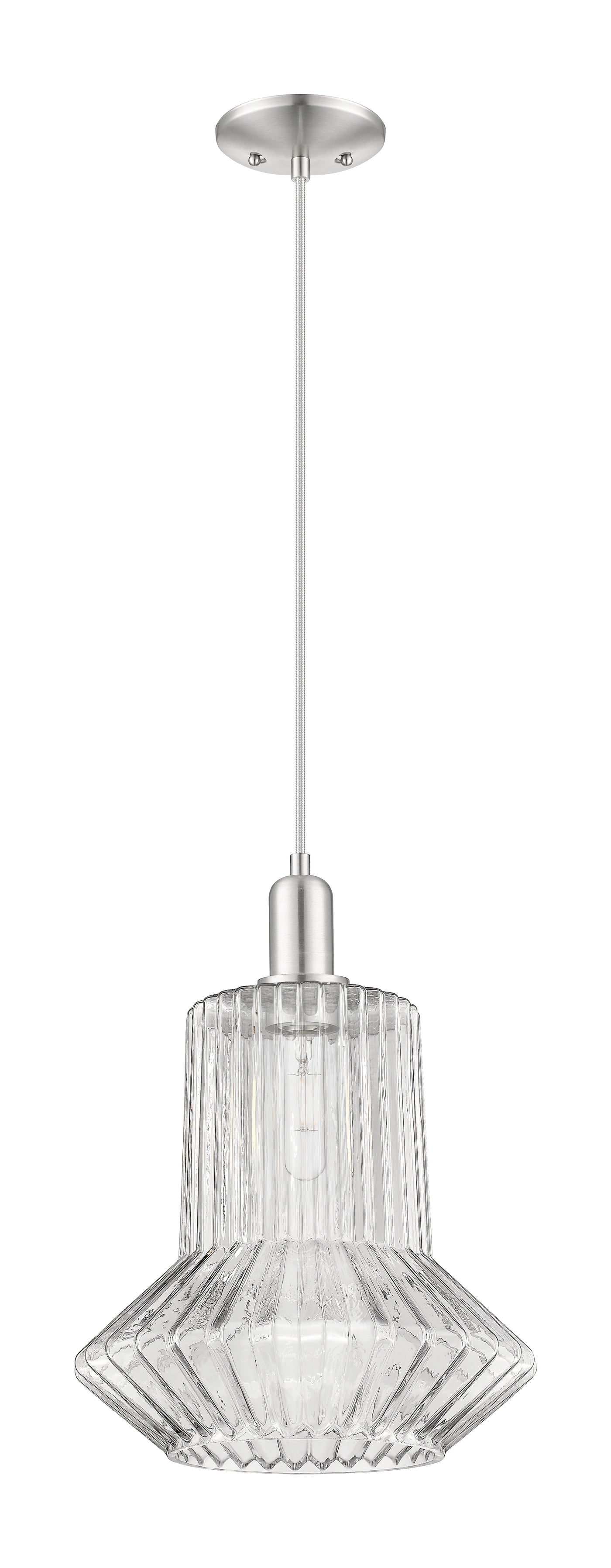 Arcadia Mini Pendant 12 Inch Antique Brass