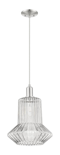 Arcadia Mini Pendant 12 Inch Antique Brass