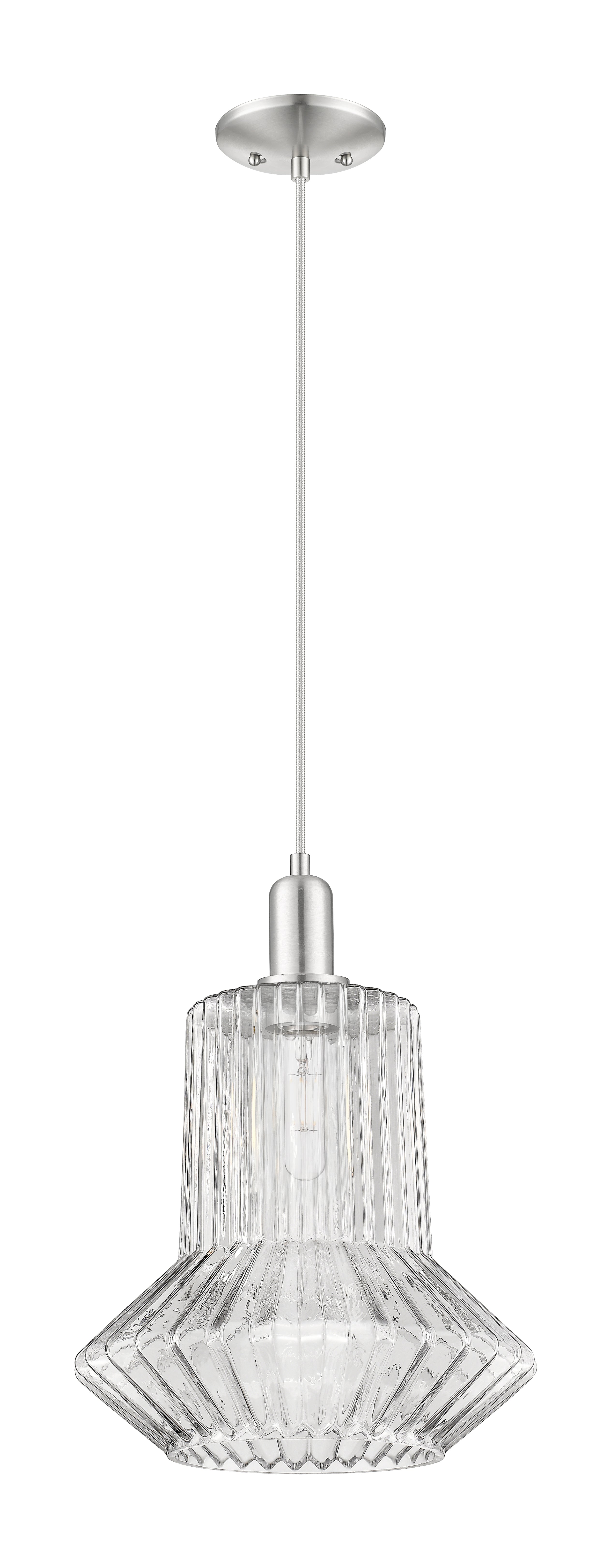 Arcadia Mini Pendant 12 Inch Antique Brass