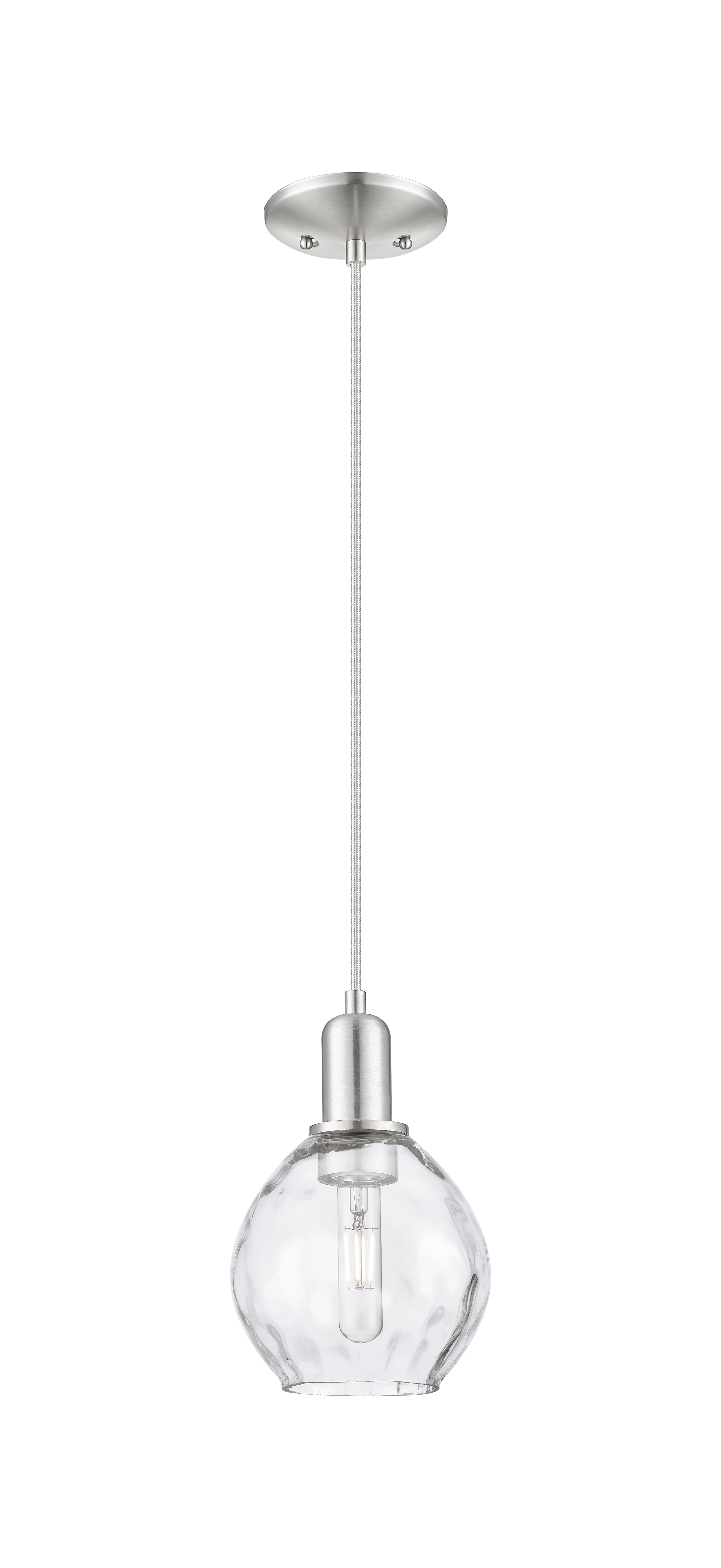 Arcadia Mini Pendant Antique Brass Glass
