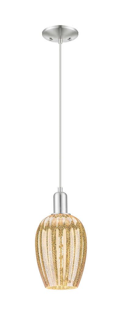 Arcadia Mini Pendant Antique Brass Dimmable