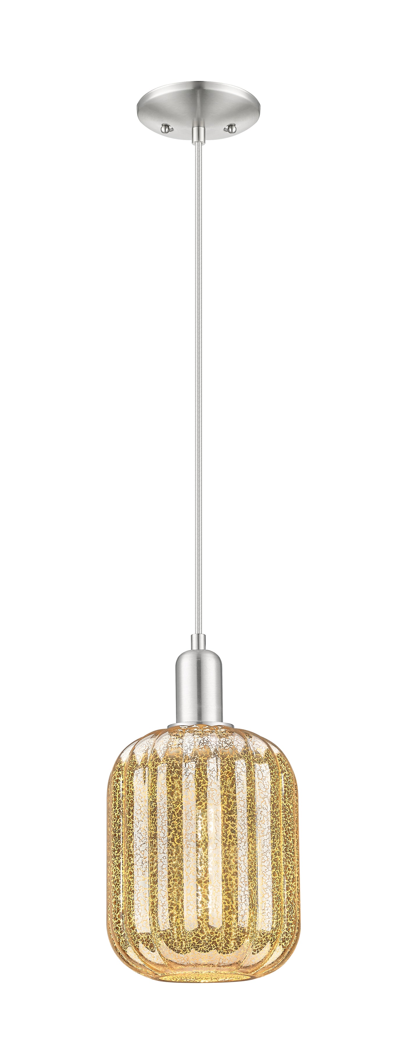 Arcadia Mini Pendant Antique Brass Glass