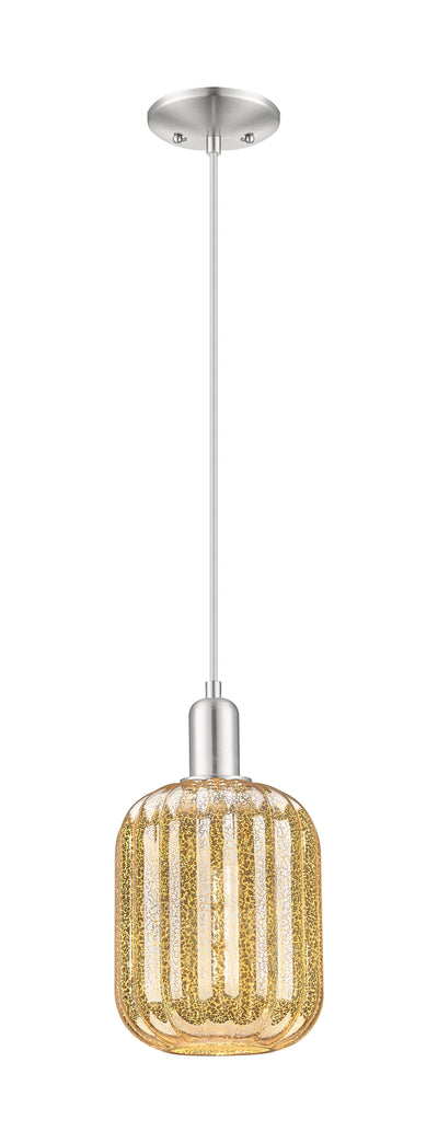 Arcadia Mini Pendant Antique Brass Glass