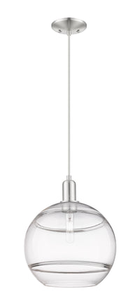 Arcadia Mini Pendant Antique Brass 12 Inch