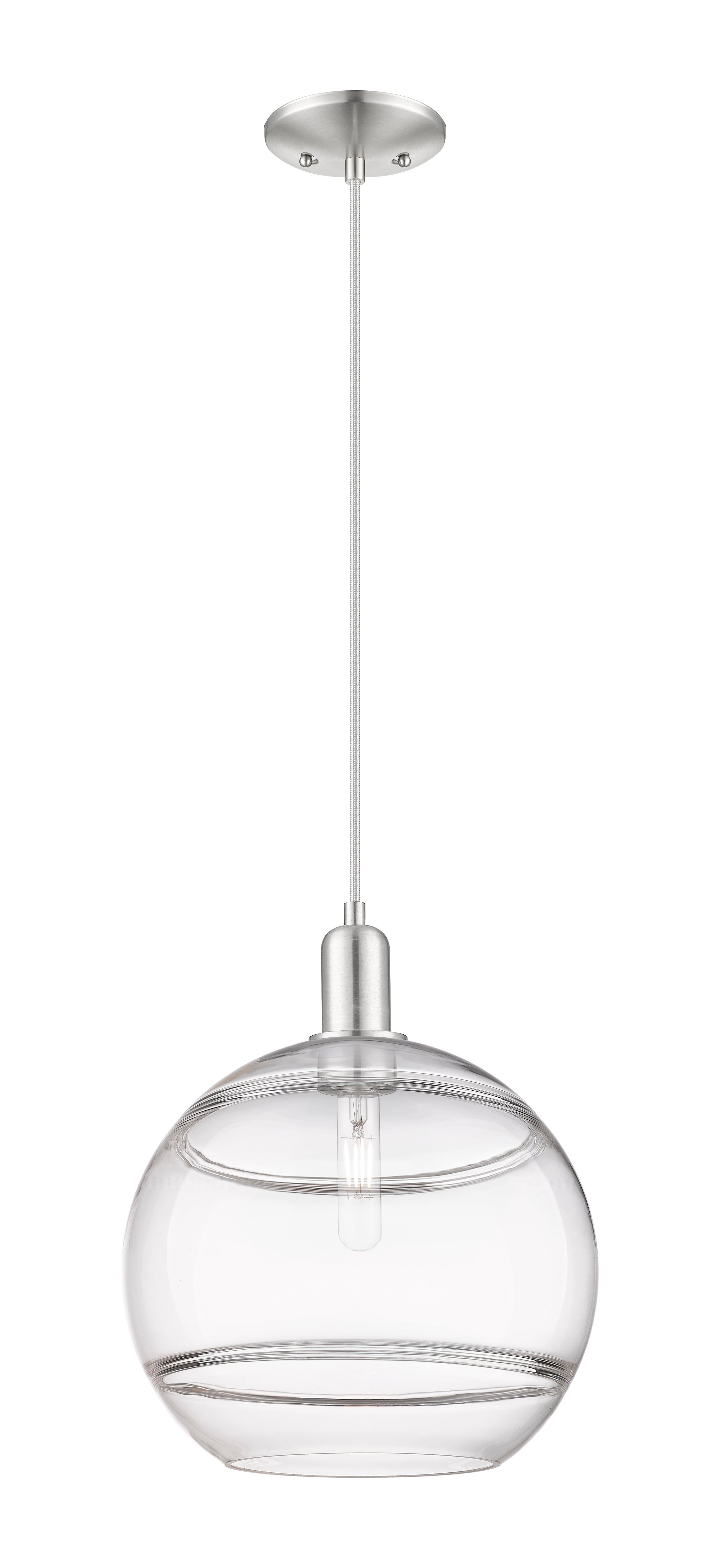 Arcadia Mini Pendant Antique Brass 12 Inch