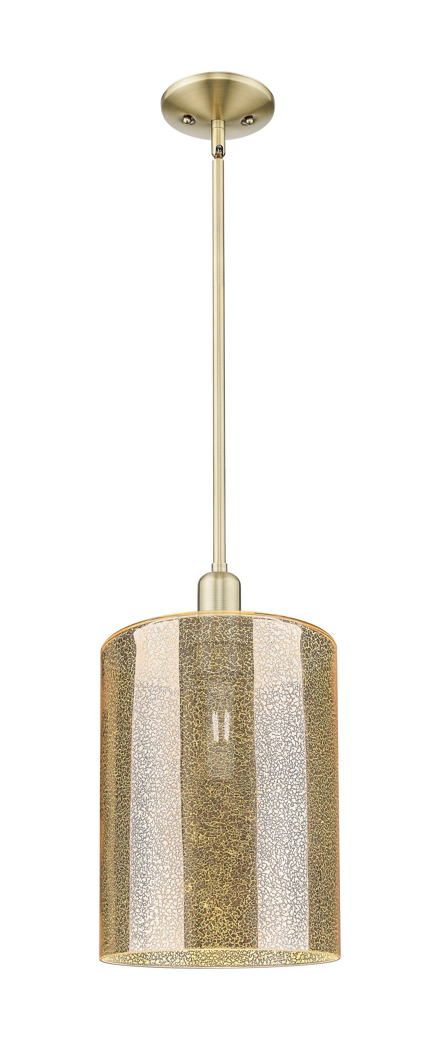 Arcadia Mini Pendant Antique Brass Dimmable
