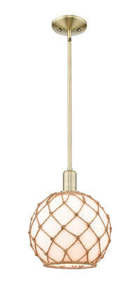Arcadia Mini Pendant Antique Brass Finish