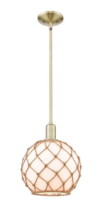 Arcadia Mini Pendant Antique Brass Finish