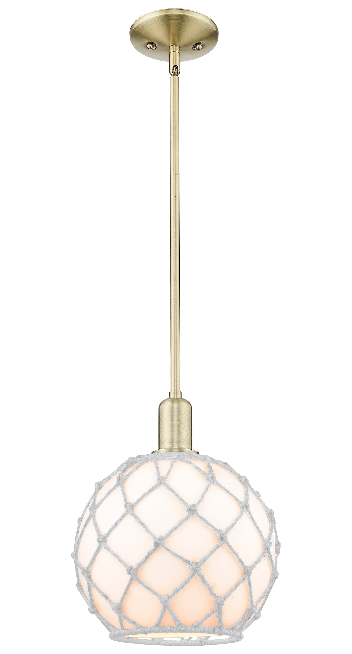 Arcadia Mini Pendant Antique Brass Finish