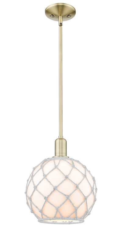 Arcadia Mini Pendant Antique Brass Finish