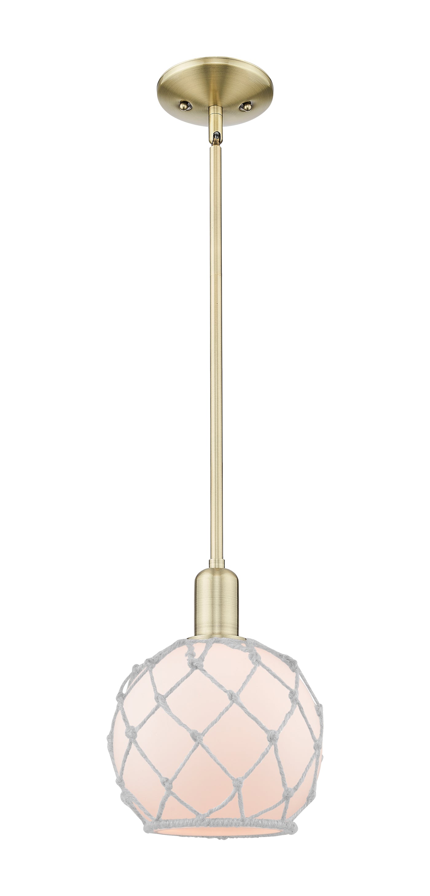 Arcadia Mini Pendant Antique Brass Cast