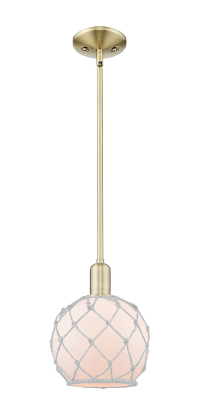 Arcadia Mini Pendant Antique Brass Cast