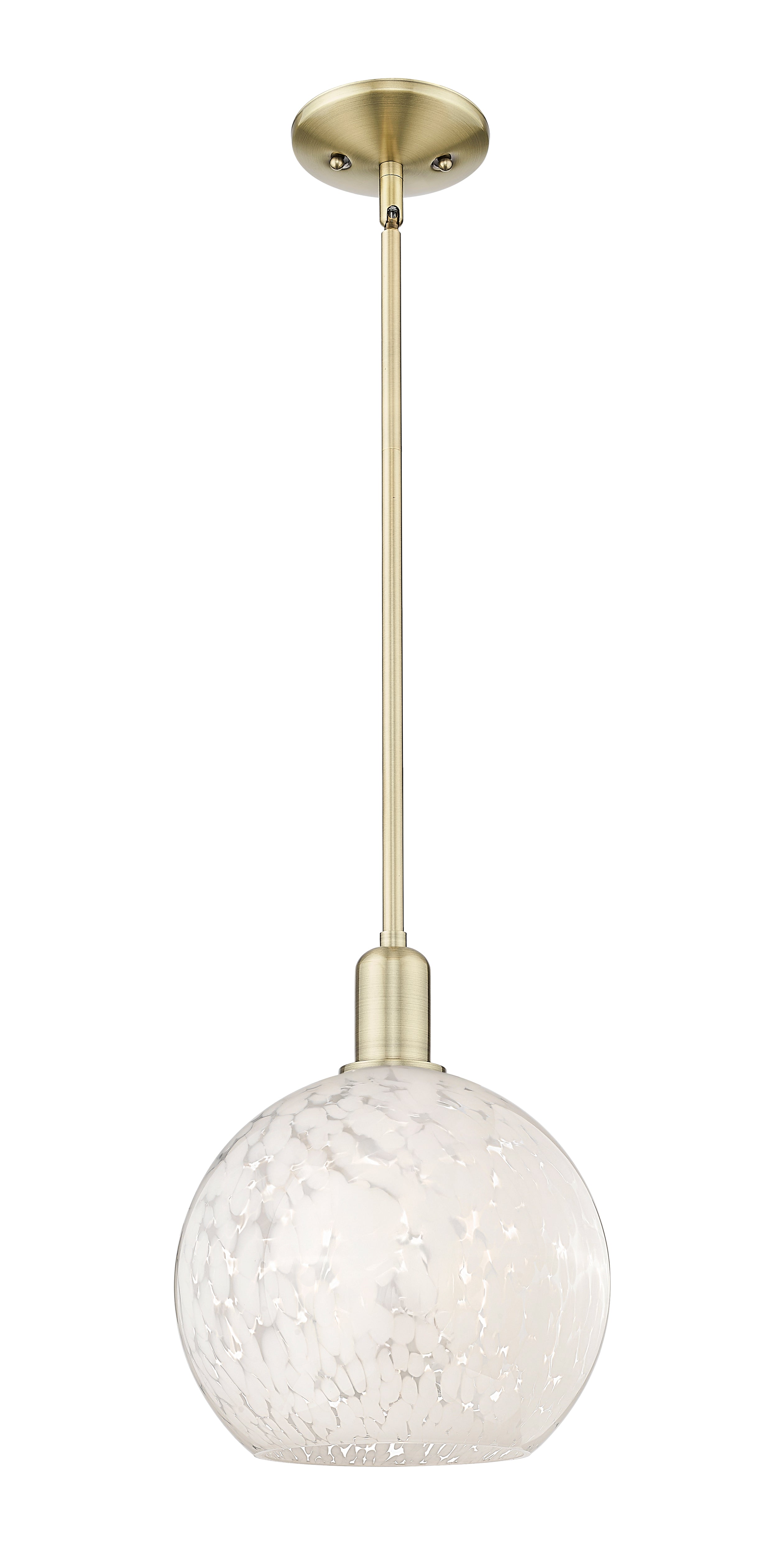 Arcadia Mini Pendant 10 Inch Brass