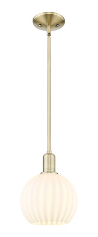 Arcadia Mini Pendant Glass Antique Brass