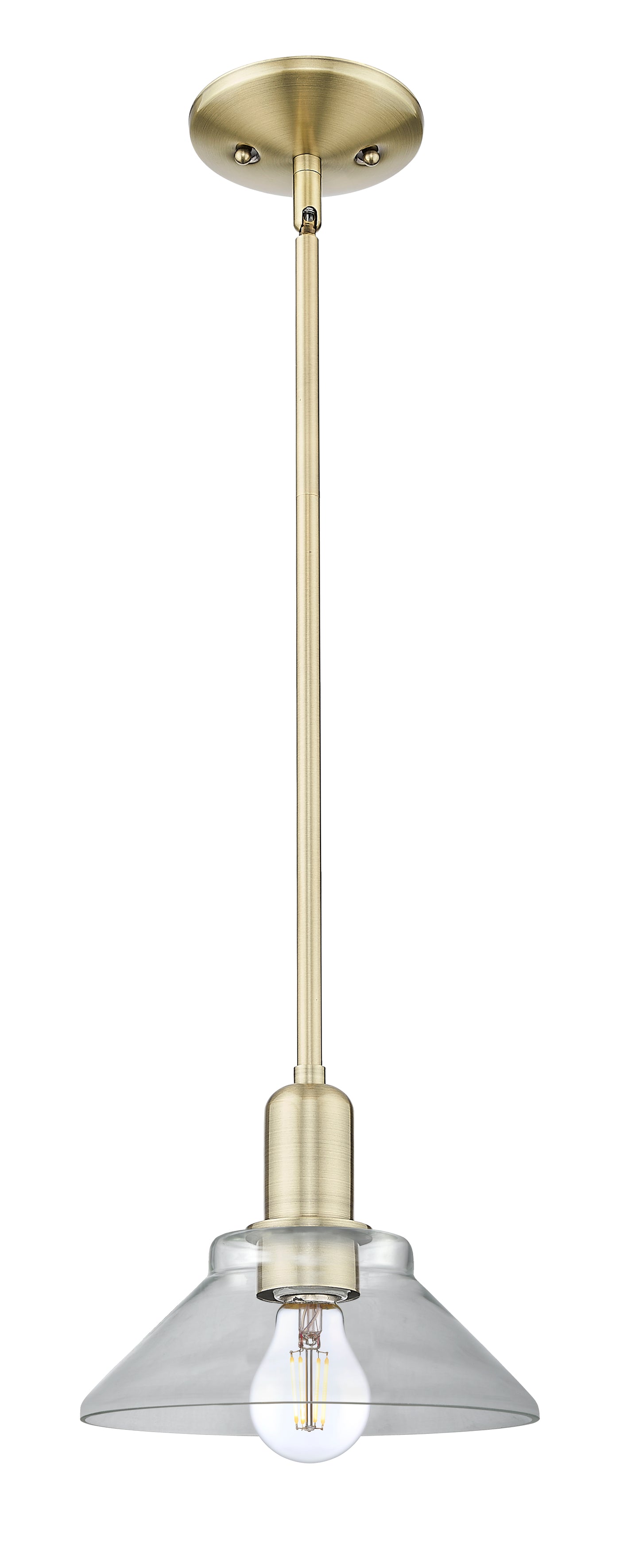 Arcadia Mini Pendant Antique Brass Steel
